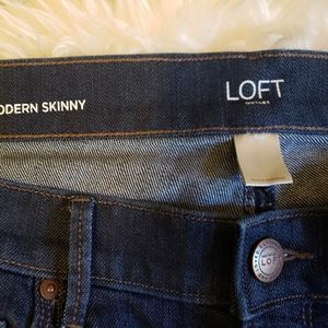 Loft Jeans - dressy, dark wash